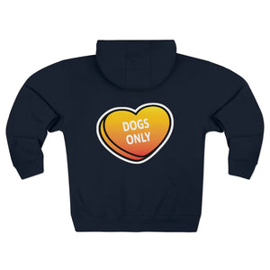 Dogs Only  - See Spot Rescued Fundraiser Sunrise Zip-Up Hoodie