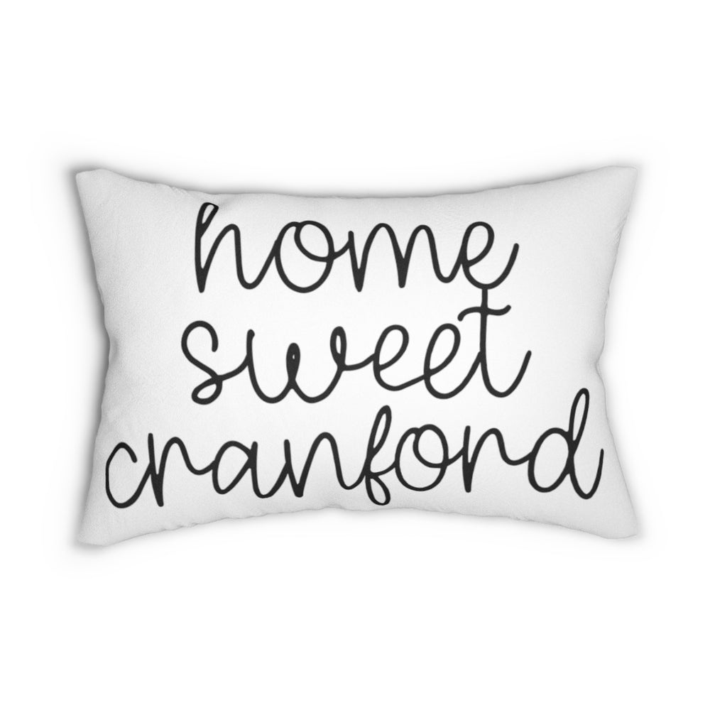 Home Sweet Cranford Lumbar Pillow