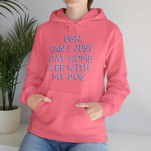 
            
                Load image into Gallery viewer, Ugh Can I Just Stay At Home With My Dog (Purple) Unisex Heavy Blend™ Hooded Sweatshirt
            
        