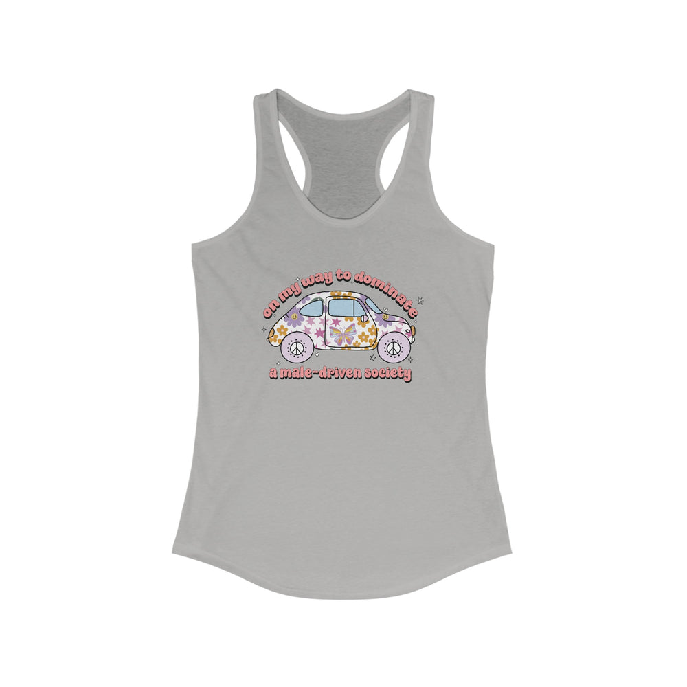 Cute Retro Feminism Racerback Tank Top