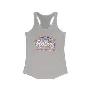 Cute Retro Feminism Racerback Tank Top