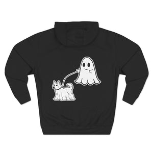 Halloween Ghost Walking Dog Hoodie