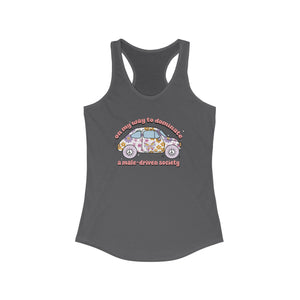 Cute Retro Feminism Racerback Tank Top