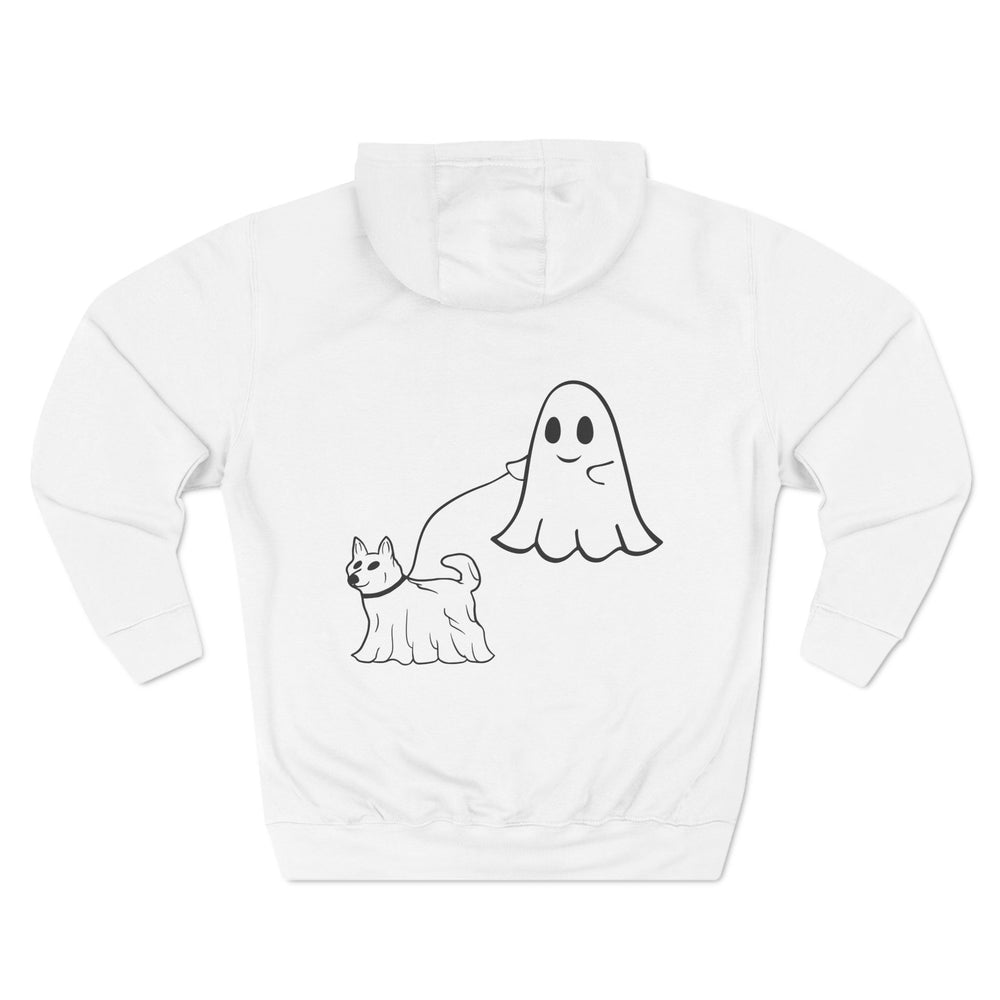 Halloween Ghost Walking Dog Hoodie