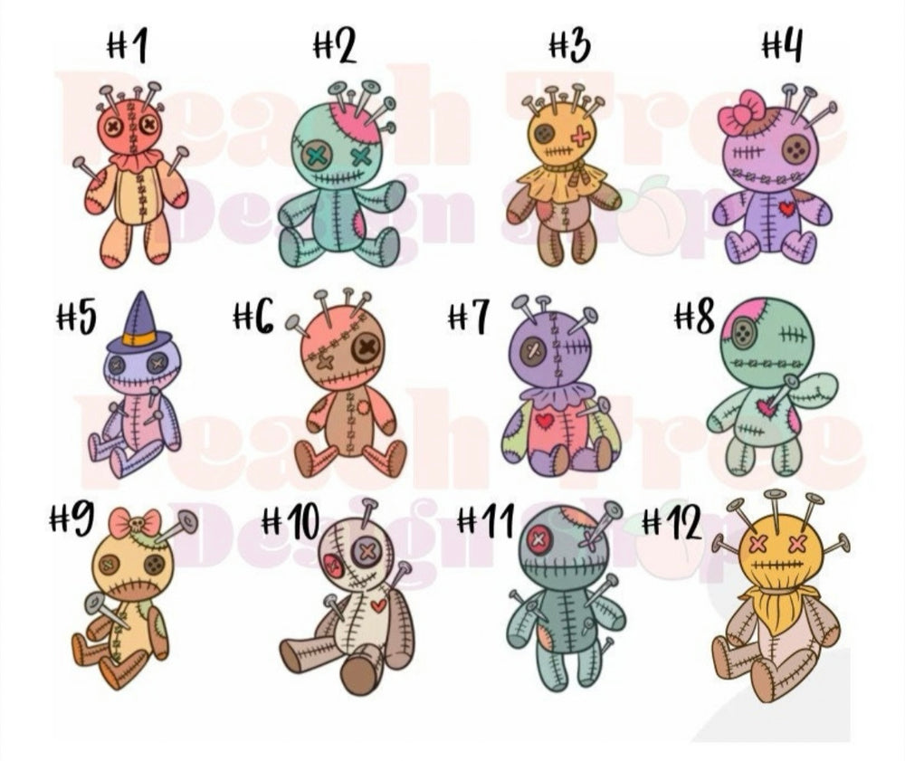 Voodoo Doll Mystery Sticker Pack