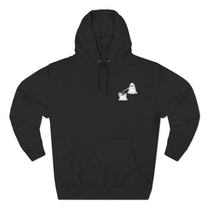 Halloween Ghost Walking Dog Hoodie