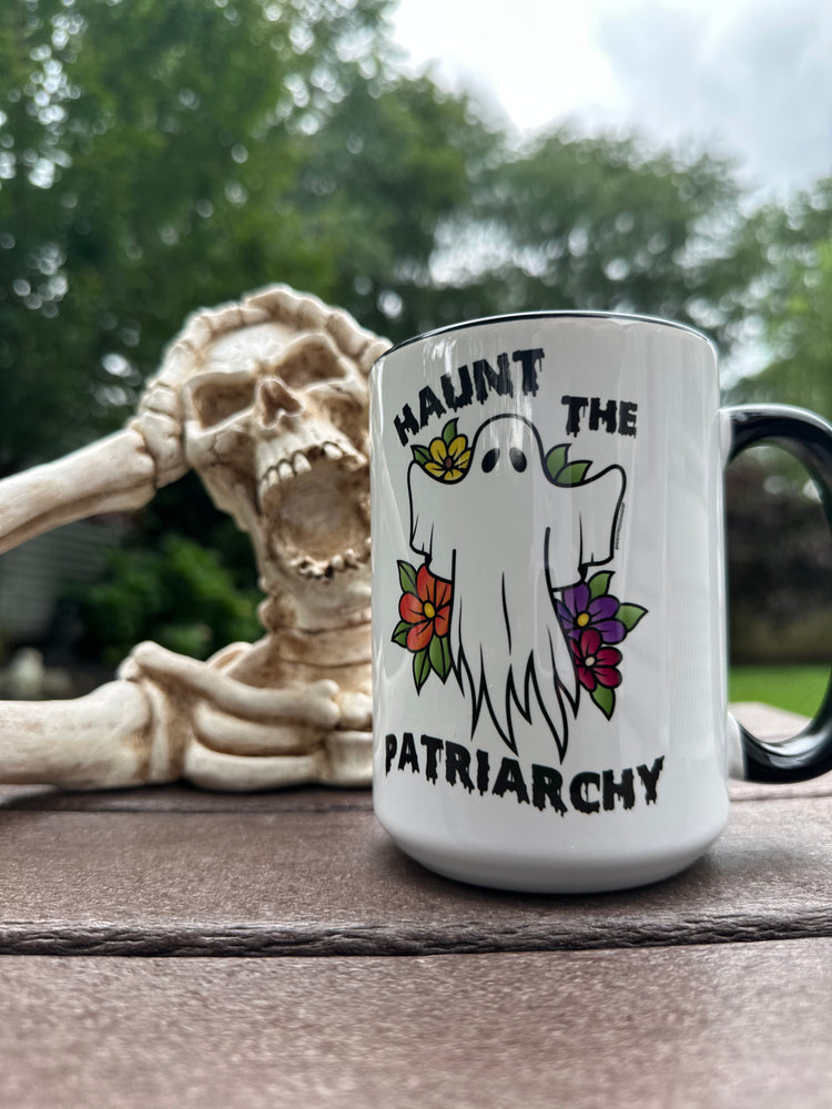 
            
                Load image into Gallery viewer, Haunt The Patriarchy Ghost Mug
            
        