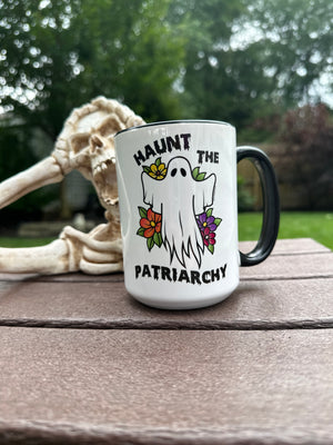 
            
                Load image into Gallery viewer, Haunt The Patriarchy Ghost Mug
            
        