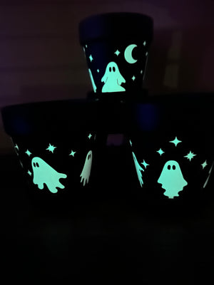 
            
                Load image into Gallery viewer, Ghost Planter, Glow in the Dark Planter
            
        