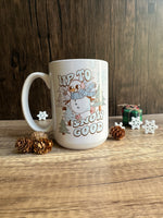 Holiday Mug Gift, Retro Christmas Mug