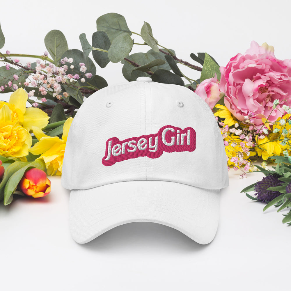 Jersey Girl Cute Baseball Dad Cap