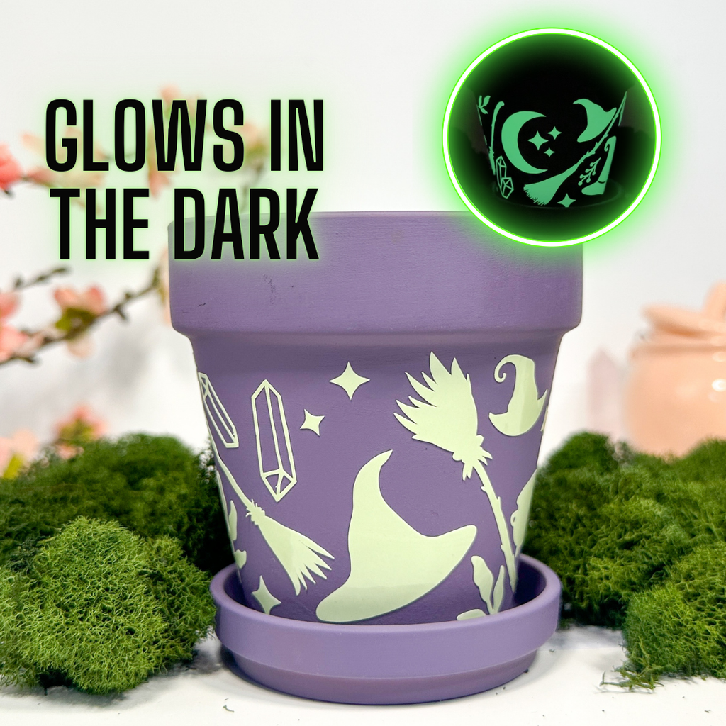 al plant pots estate of the urn witch Witches Altar Planter (glow in the dark) – Peach Tree Design Shop