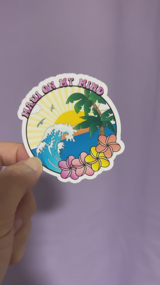 
            
                Load and play video in Gallery viewer, Maui On My Mind Fundraiser Sticker
            
        