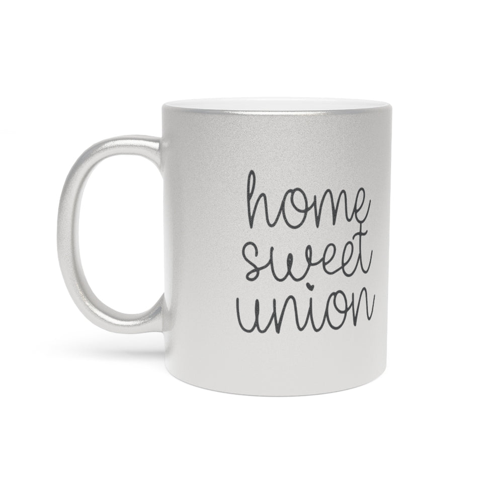 Home Sweet Union Metallic Mug (Silver / Gold)