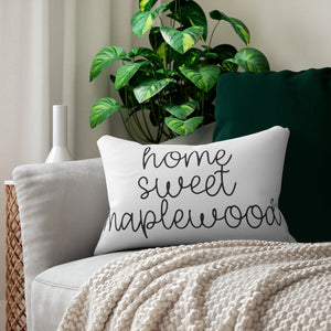 Home Sweet Maplewood Lumbar Pillow