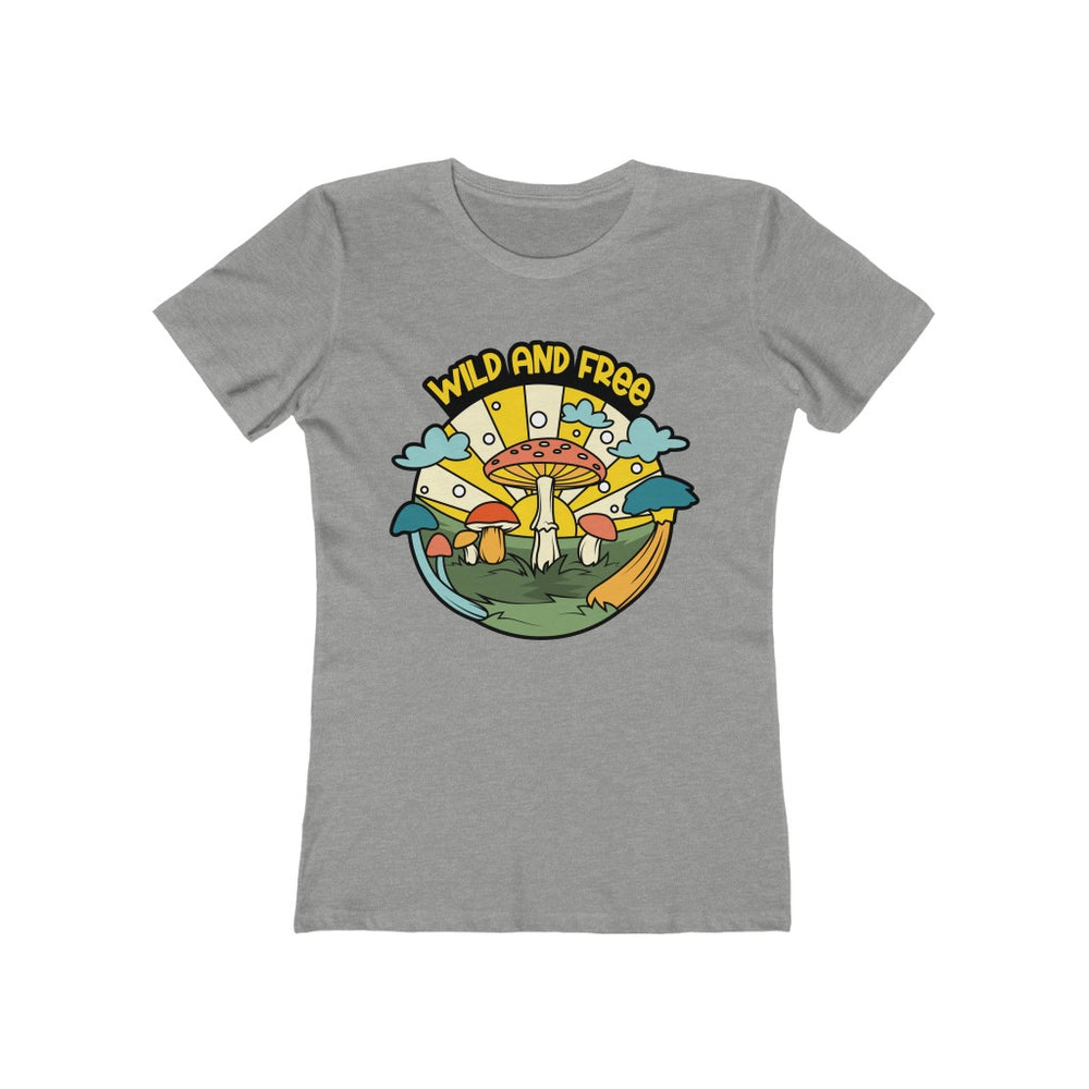 
            
                Load image into Gallery viewer, Wild and Free Magical Mushroom -  The Boyfriend Tee
            
        
