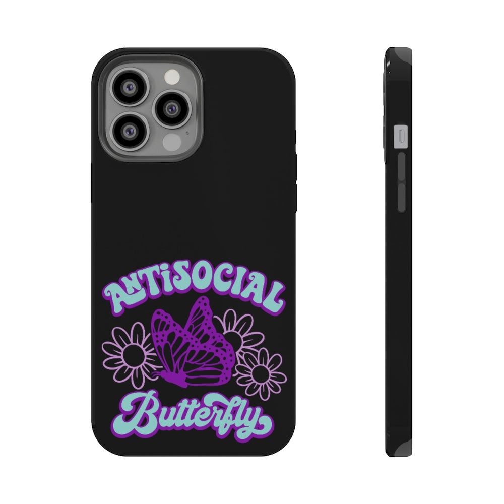 
            
                Load image into Gallery viewer, Anti Social Butterfly Purple Shades Impact-Resistant Cases
            
        