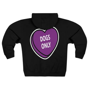 Dogs Only  - See Spot Rescued Fundraiser Zip-Up Hoodie