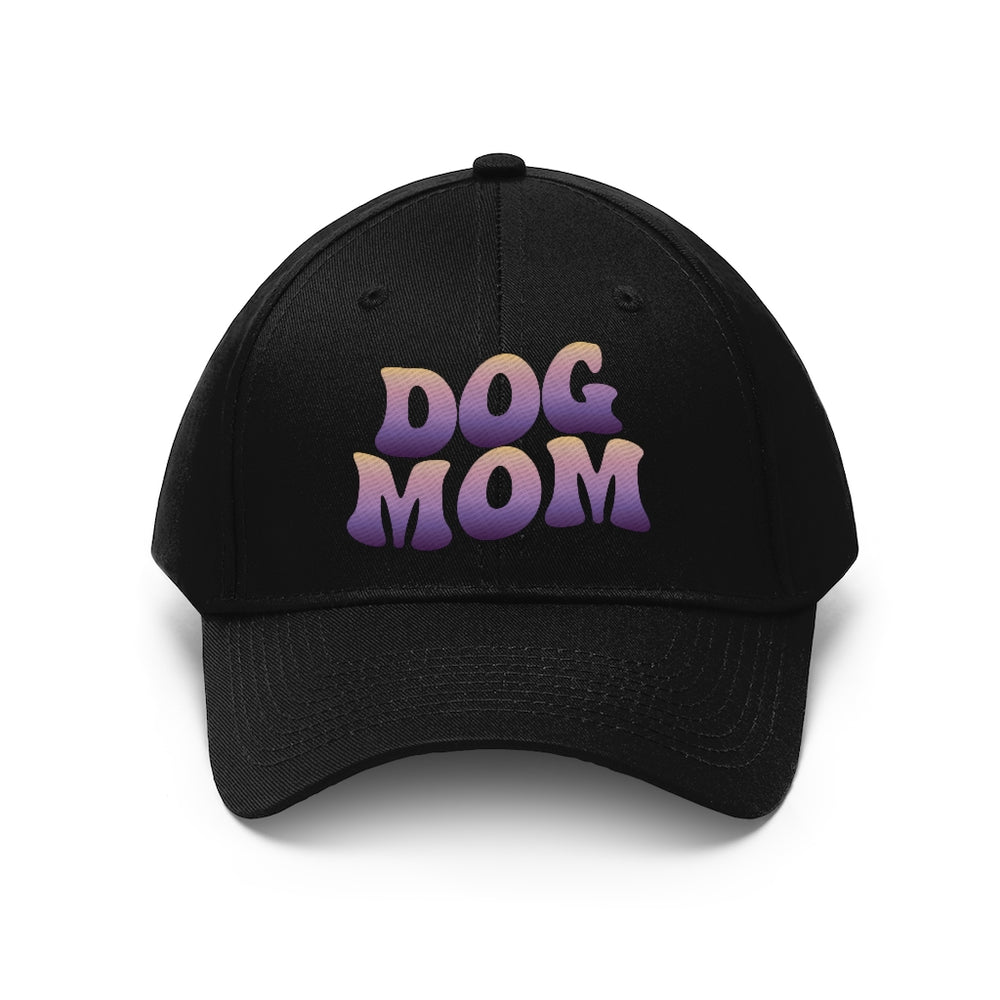 Dog Mom Embroidered Twill Hat