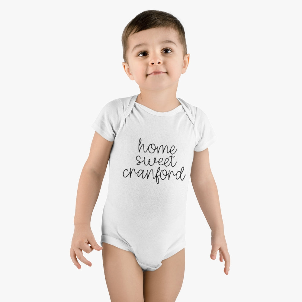 Home Sweet Cranford Onesie® Organic Baby Bodysuit