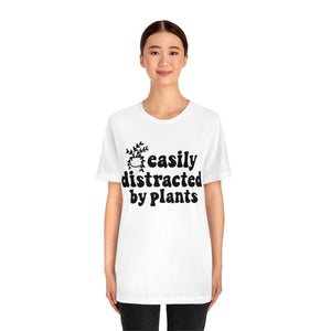 Easily Distracted By Plants - Plant Lover Women's Sleeve Tee