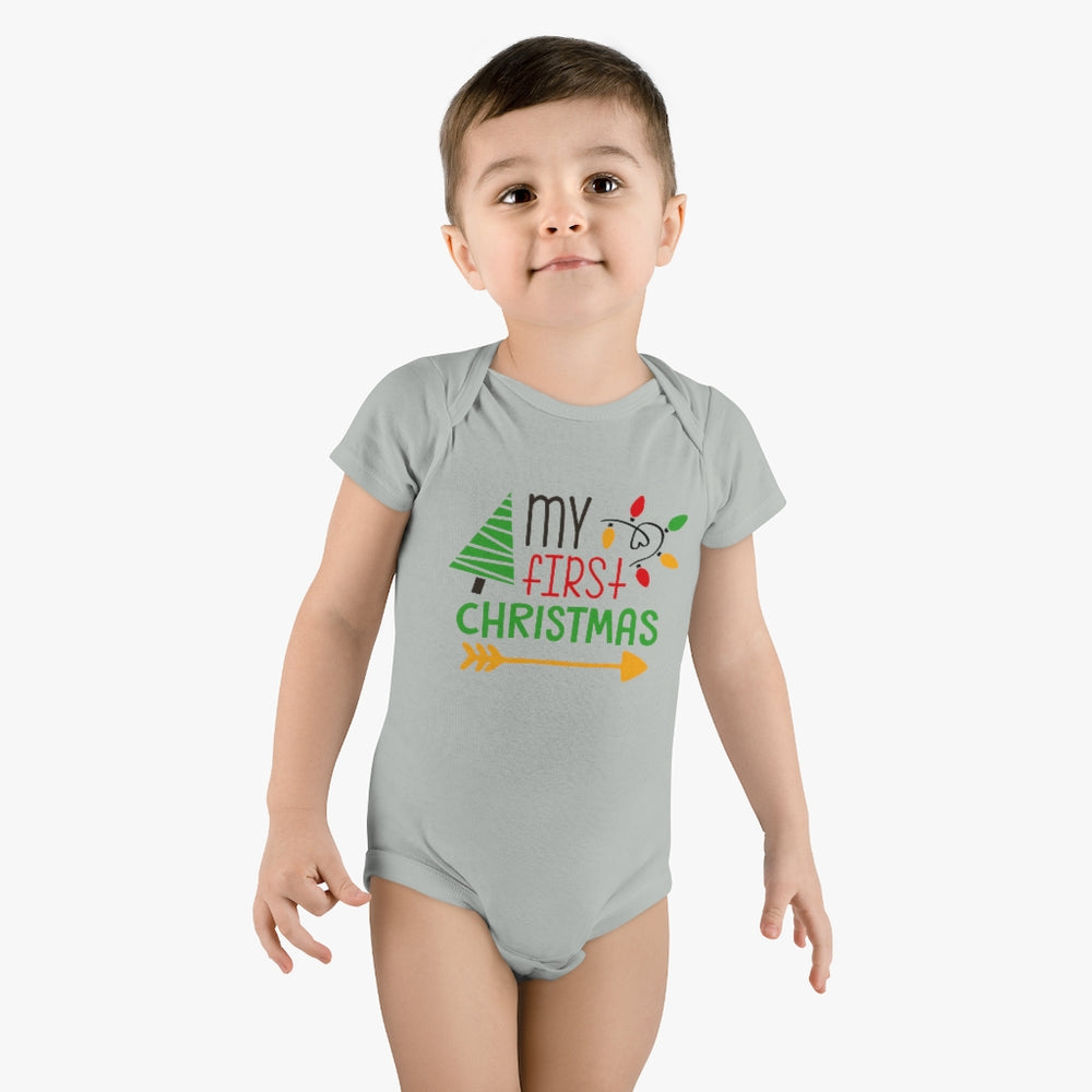 
            
                Load image into Gallery viewer, My First Christmas Short Sleeve Onesie®
            
        