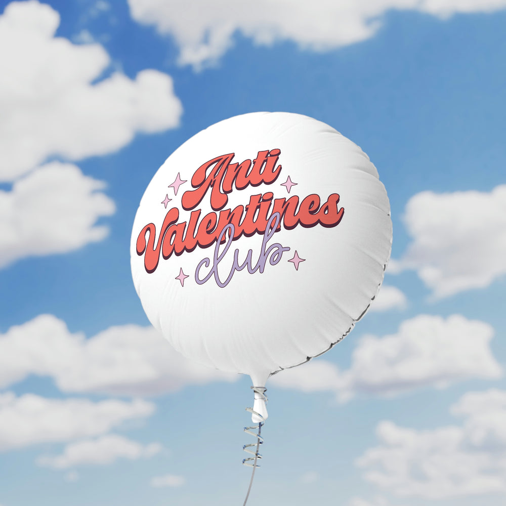 Anti Valentine's Day Party Waterproof Reusable Mylar Helium Balloon