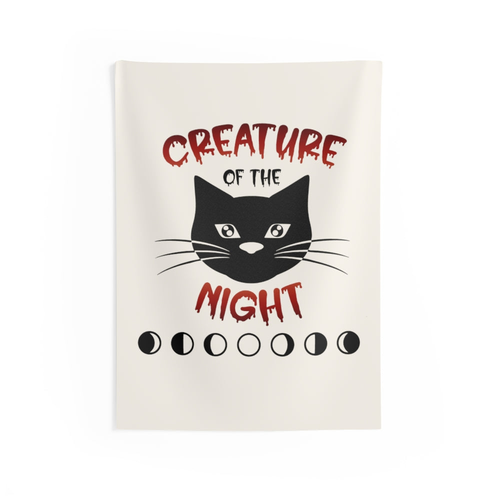 
            
                Load image into Gallery viewer, Creature of the Night Indoor Wall Tapestry
            
        