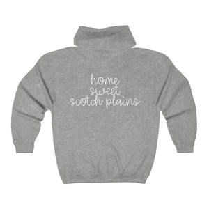 Home Sweet Scotch Plains NJ Full Zip Hooded Sweatshirt