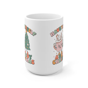 Have a Groovy Christmas Cute Retro Holiday Mug 15oz
