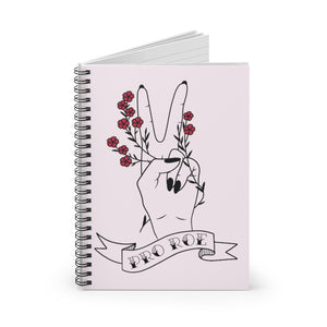 Pro Roe Spiral Notebook - Ruled Line