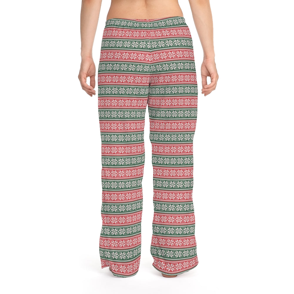 Holiday Classic Sweater Knit Print Women's Pajama Pants