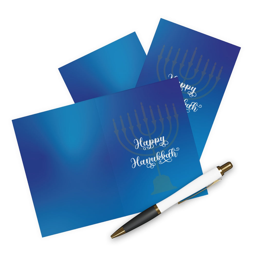 
            
                Load image into Gallery viewer, Happy Hanukkah Greeting Cards (5 Pack)
            
        