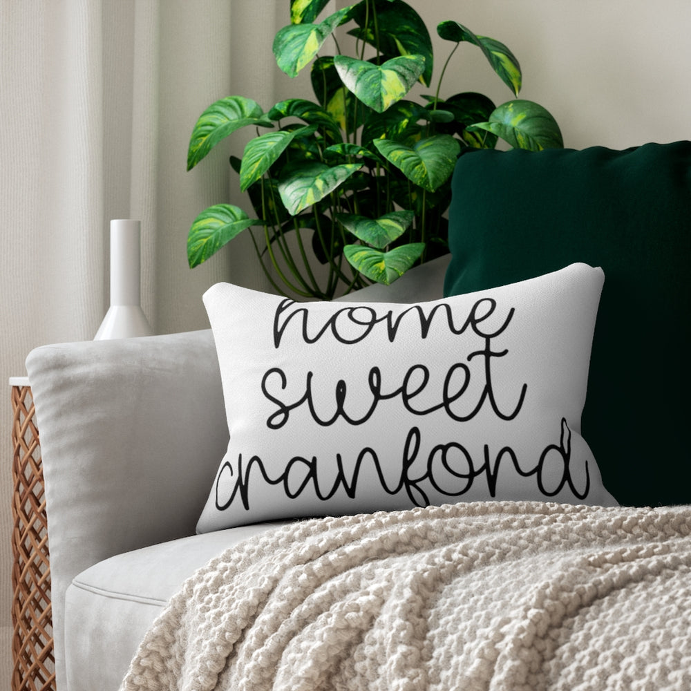 
            
                Load image into Gallery viewer, Home Sweet Cranford Lumbar Pillow
            
        