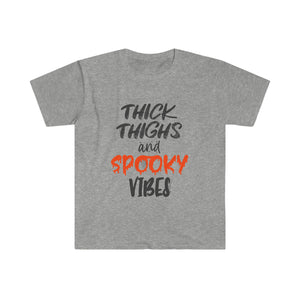 Thick Thighs & Spooky Vibes Softstyle T-Shirt