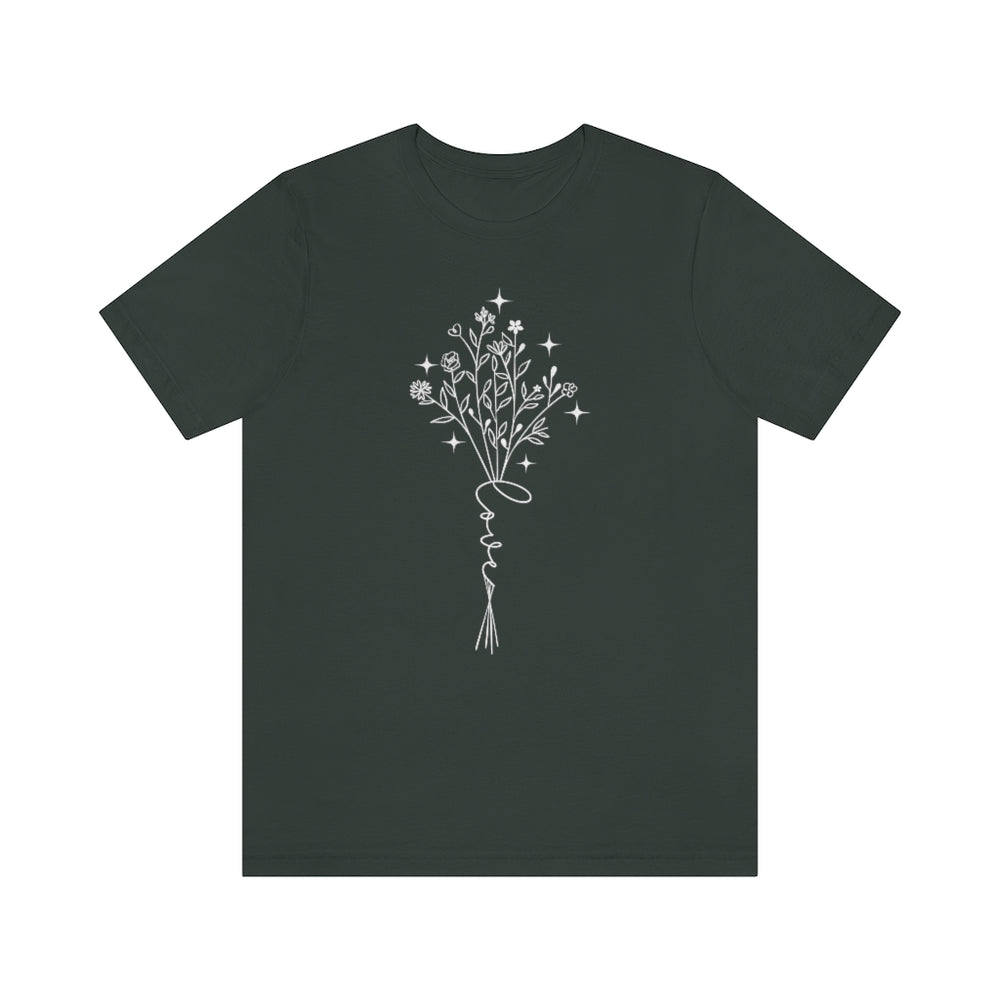 Floral Love Bouquet Short Sleeve T-Shirt