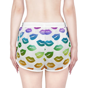 These Lips Say Gay Relaxed Shorts (AOP)