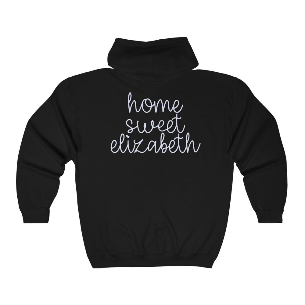 Home Sweet Elizabeth Full Zip Hooded Sweatshirt