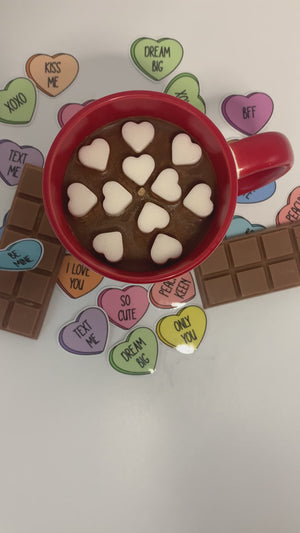 
            
                Load and play video in Gallery viewer, Chocolate is My Valentine Hot Cocoa Candle Mug 15 oz
            
        