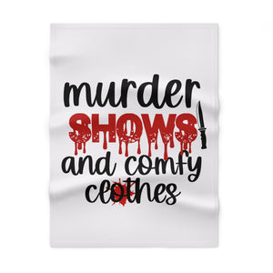 
            
                Load image into Gallery viewer, Murder Shows Need a Comfy Soft Fleece Blanket
            
        