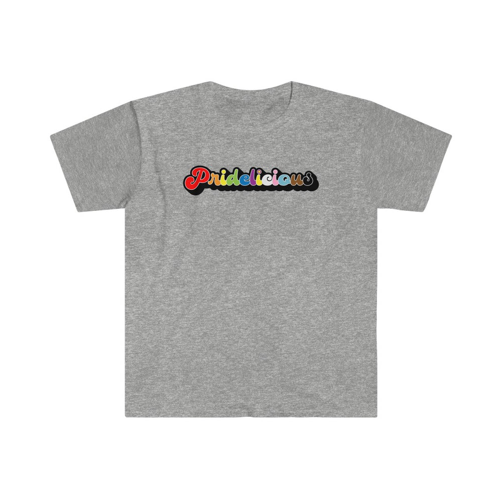 
            
                Load image into Gallery viewer, Pridelicious Unisex Softstyle T-Shirt
            
        