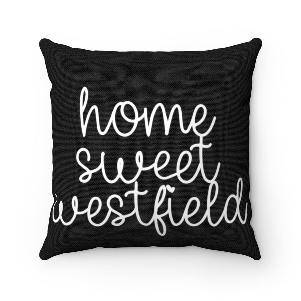 
            
                Load image into Gallery viewer, Home Sweet Westfield Black Throw Pillow
            
        