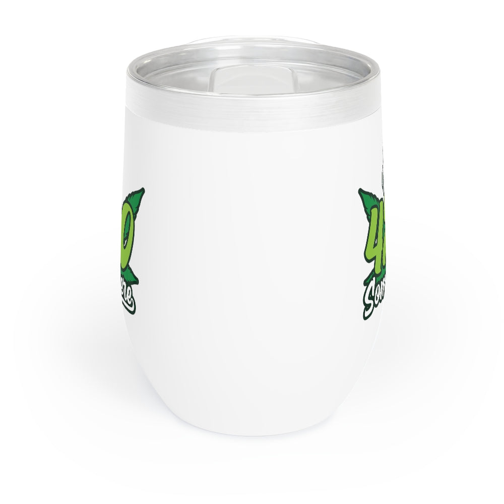 
            
                Load image into Gallery viewer, It&amp;#39;s 420 Somewhere Wine Tumbler
            
        