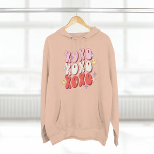 XOXO Retro Cute Valentine's Premium Pullover Hoodie