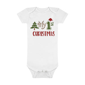 
            
                Load image into Gallery viewer, My 1st Christmas Short Sleeve Onesie®
            
        