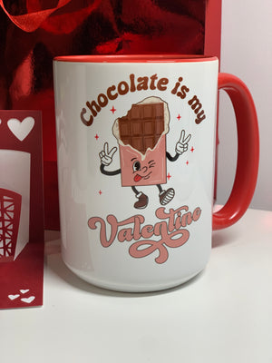 Retro Valentine's Day Inspired Romantic Love Coffee Mugs
