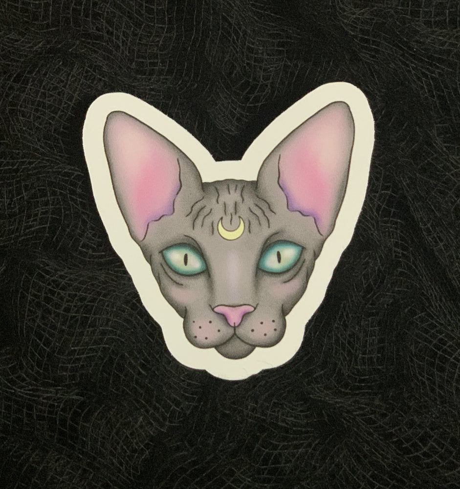 
            
                Load image into Gallery viewer, Celestial Cat Sticker
            
        