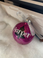 Personalized Christmas Ornaments - LARGE 4"