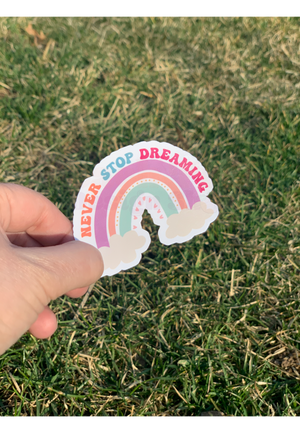 Retro Boho Rainbow Inspirational Stickers