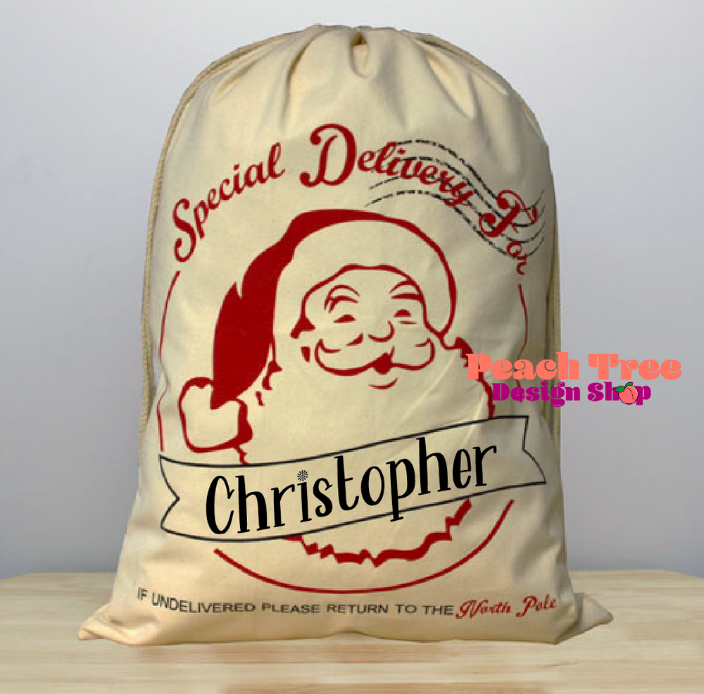 
            
                Load image into Gallery viewer, Personalized Santa Sacks
            
        